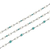 Brass Dapped Chains AJEW-Q153-02P-07-1