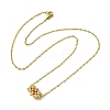 3Pcs Braided Glass Seed Bead Column Pendant Necklaces NJEW-MZ00037-6