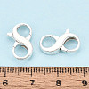 925 Sterling Silver Double Opening Lobster Claw Clasps STER-T008-73S-03-4