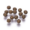 Tibetan Style Alloy Beehive Beads LS-PALLOY-6662-AB-NR-1