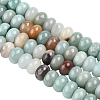 2 Strands Natural Flower Amazonite Beads Strands G-PA0001-86-7
