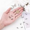 304 Stainless Steel Slide Charms STAS-UN0005-41-2