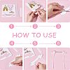 4Pcs 2 Colors Resin Wing & Star Cake Topper DIY-FH0002-91-2