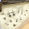 48Pcs 6 Styles Apetalous Alloy Bead Cone FIND-SP0003-52-3
