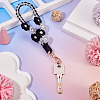 Hand-woven Flower Pendant Decorations KEYC-TAC0009-02KCG-07-5