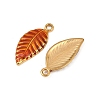304 Stainless Steel Enamel Pendants STAS-Z140-01G-02-2