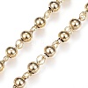 304 Stainless Steel Rosary Bead Necklaces NJEW-D285-41G-3