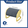 Imitation Leather & Metal Bracelet Watch Display Stands ODIS-PH0009-27A-2