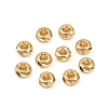 Corrugated Column Brass Beads KK-Z146-05G-01-1
