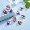 Opaque Glass Cabochons LS-X-GGLA-S038-12F-8mm-2
