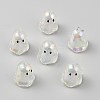 Transparent Acrylic Bead Caps TACR-WH0021-20I-1