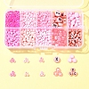 DIY Flat Round & Heart Acrylic & Glass Seed Beads Jewelry Making Findings Kits DIY-FS0006-43A-6