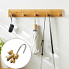12Pcs Resin with Iron Hook for Bath Curtain FIND-CN0002-31-7