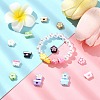 36pcs 18 Styles Baking Paint Alloy Beads FIND-CJ0004-21-6