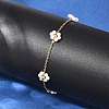 Acrylic Pearl Beads Link Bracelets SA-D001-01G-5