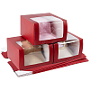 Foldable Cardboard Gift Cap Storage Boxes with Clear PVC Window CON-WH0099-66B-1