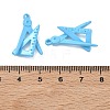 Spray Paint Alloy Pendants ENAM-K076-40B-3