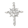 Alloy with Rhinestone Pendants AL-CBA4262-05P-03-1