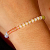 Bohemian Style Natural & Synthetic Gemstone Beads Stretch Bracelets for Women Men GW3673-3