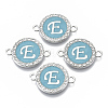 Alloy Enamel Links Connectors ENAM-TAC0003-01S-06E-2