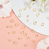 300Pcs 3 Styles Rack Plating Brass Open Jump Rings KK-BBC0023-05G-4