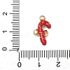Christmas Alloy Enamel Pendants LS-ENAM-F156-01G-09-3