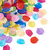 Yilisi 500Pcs 10 Colors Transparent Frosted Acrylic Pendants MACR-YS0001-03-3