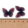 Trsnaprent Epoxy Resin Pendants RE-CBA2911-01G-3