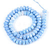 Anti-Tarnish Electroplate Glass Beads Strands GLAA-T025-8mm-11A-2