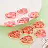 Transparent Acrylic Beads TACR-S154-57B-910-6