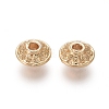 Long-Lasting Plated Alloy Beads PALLOY-E576-06G-1