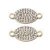 Alloy Crystal Rhinestone Connector Charms FIND-B051-05G-1