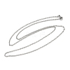 Non-Tarnish Unisex 304 Stainless Steel Cable Chain Necklaces STAS-O037-83P-02-4