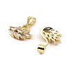 Rack Plating Real 18K Gold Plated Brass Pendants KK-B077-26G-2