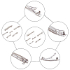 Iron Hair Barrette Findings IFIN-PH0024-37P-8