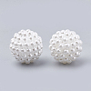 Imitation Pearl Acrylic Beads OACR-T004-12mm-20-B-1