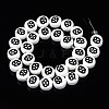 Handmade Porcelain Ceramic Beads Strands PORC-S502-032G-2