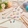 35Pcs Butterfly & Flower DIY Knitting Tool Sets HJEW-NB00055-4