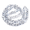 Electroplate Glass Beads Strand EGLA-S188-21-A02-2