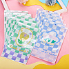 20Pcs 2 Colors Rectangle PET Resealable Packaging Bags ABAG-TA0001-33B-6