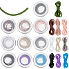 10Pcs 10 Colors Hollow Pipe PVC Tubular Synthetic Rubber Cord DIY-BC00002-1