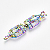 Plated Alloy Bead Cage Pendants PALLOY-S119-068-3