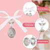 316 Surgical Stainless Steel Locket Pendants PALLOY-FH00049-4