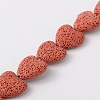 Dyed Natural Lava Rock Bead Strands G917-5-1