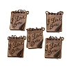 Ideas for Valentines Day Gifts for Him Zinc Alloy Love Note Pendants PALLOY-A15463-AB-FF-6