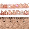Electroplate Crackle Imitation Jade Glass Beads Strands LS-EGLA-Q131-02C-05-4