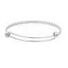 Tarnish Resistant Adjustable 304 Stainless Steel Expandable Bangle Making LS-STAS-I066-01A-1