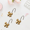 12Pcs Resin with Iron Hook for Bath Curtain FIND-CN0002-31-5