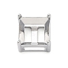 304 Stainless Steel Rhinestone Claw Settings STAS-U042-05C-P-1