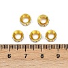 Brass Rhinestone Spacer Beads RB-A020-7mm-28G-2
